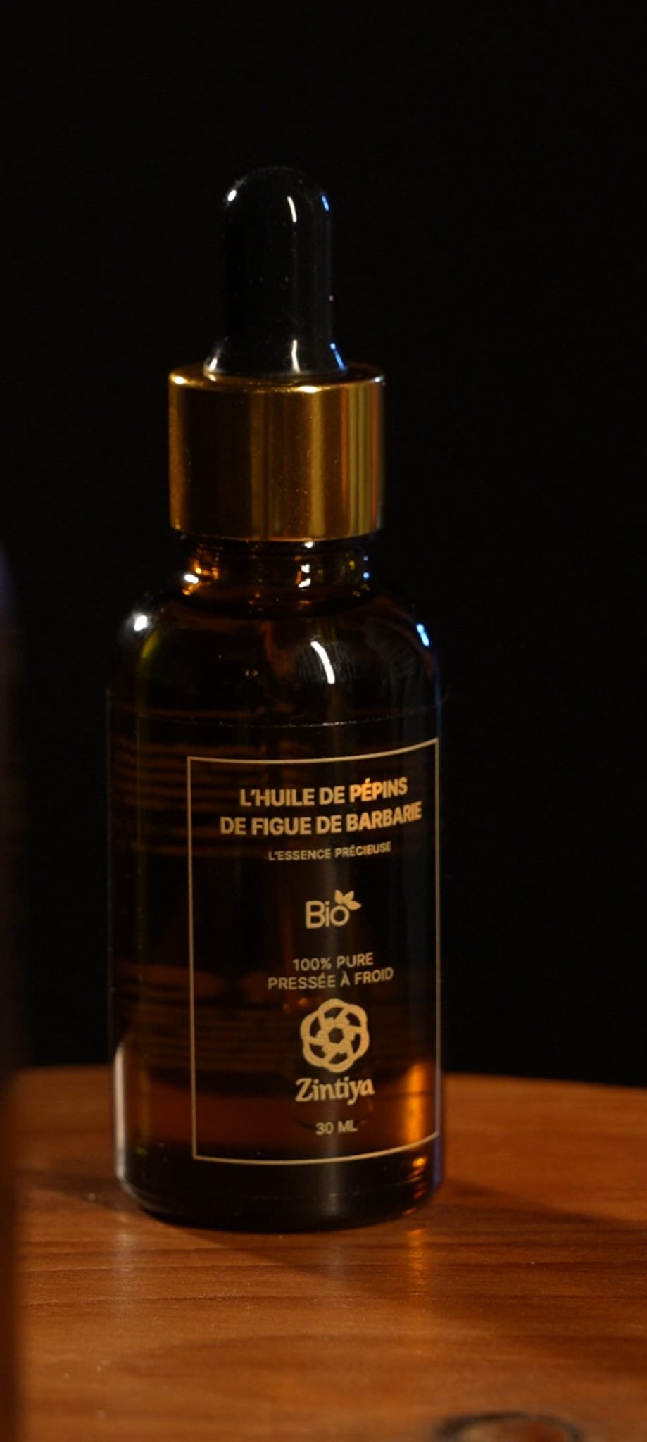 Huile de pépins de figue de Barbarie bio - flacon Zintiya 30ml