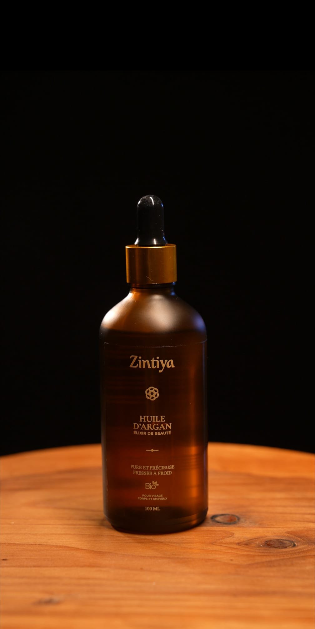 Huile d'argan bio pure Zintiya - flacon 100ml
