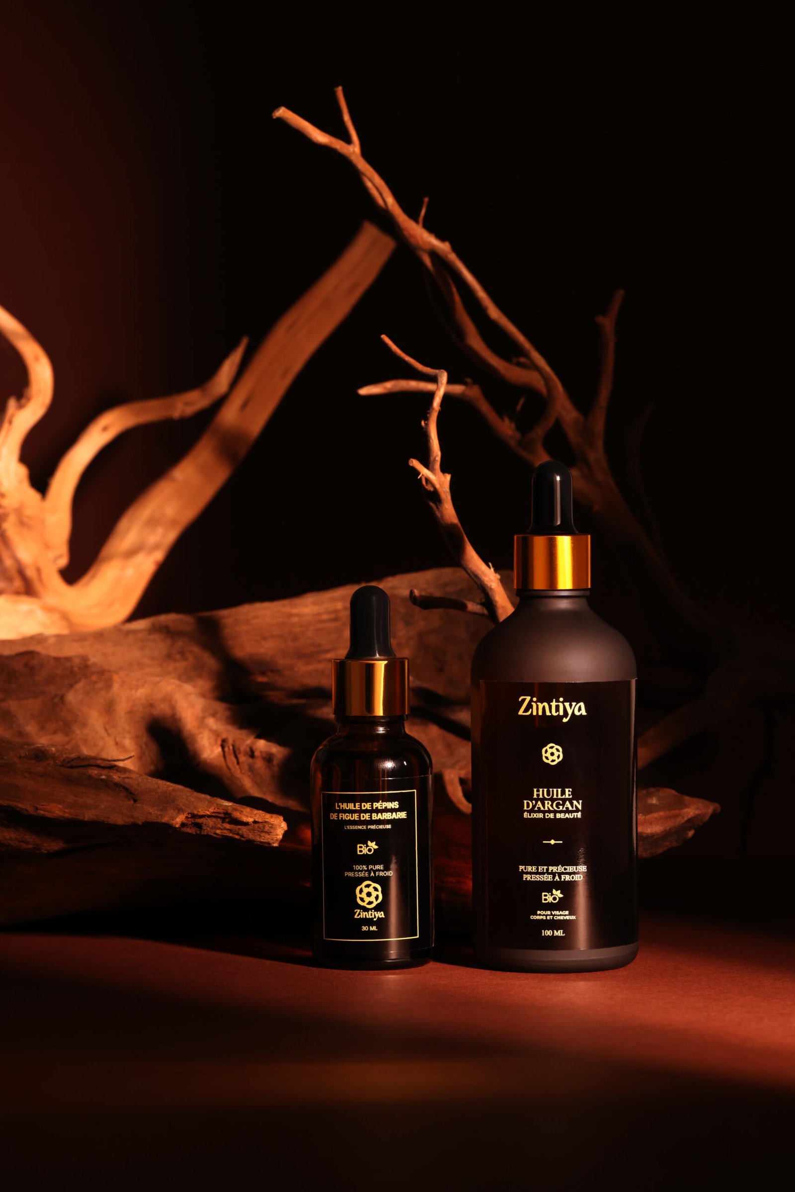 Les deux huiles-coffret Zintiya